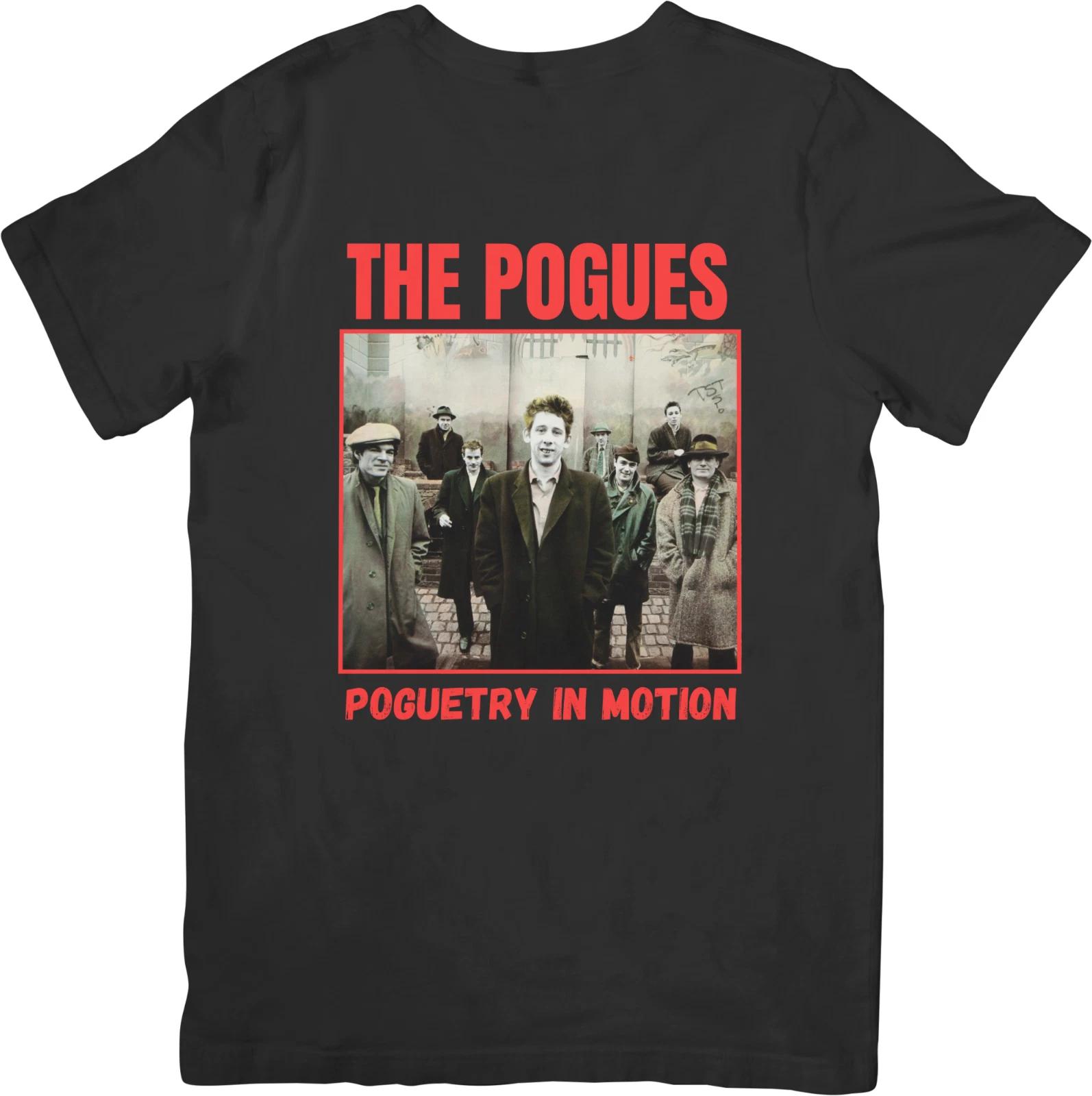 The Pogues Musik Unisex Passform geeignet für Männer & Frauen Qualitäts-Baumwoll-T-Shirt M von Joom DACH