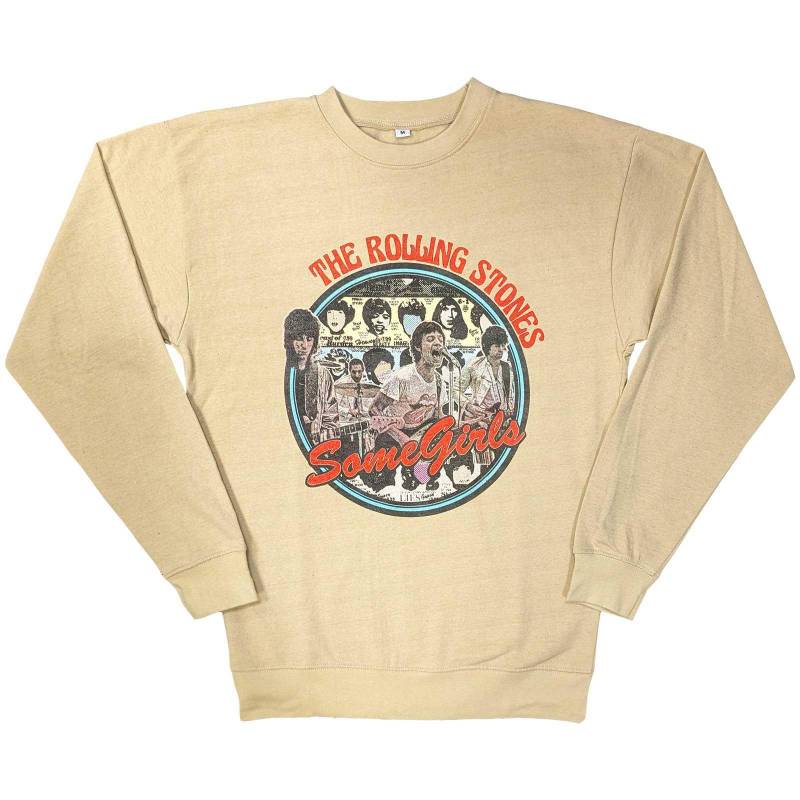 The Rolling Stones Unisex-Erwachsene Some Girls Circle Sweatshirt XL sand von Joom DACH