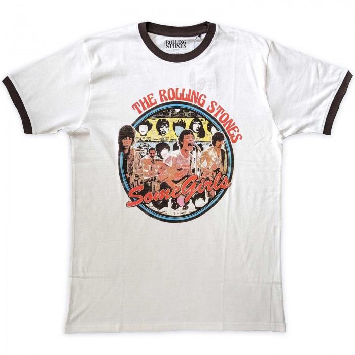The Rolling Stones Unisex-Erwachsene Some Girls Circle T-Shirt XXL weiß von Joom DACH