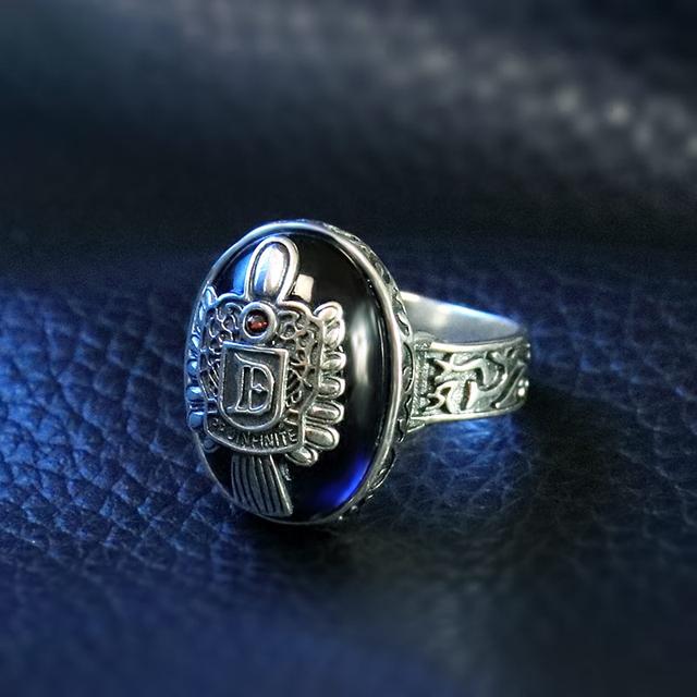 The Vampire Diaries Cosplay Damon Salvatore Künstlicher Edelstein Ring 925 Sterling Silber Schmuck für Männer Geburtstag Weihnachtsgeschenk 11 von Joom DACH