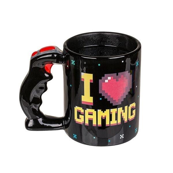 Thermoreaktiver Becher I Love Gaming-Griff Joystick-Becher Thermoreac von Joom DACH