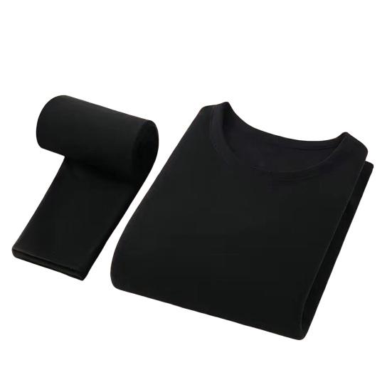 Thermounterwäsche für Herren Fleecefutter Basisschicht Set Winter Warm Lange Unterhosen Ober- und Unterteil Set für kaltes Wetter 5XL von Joom DACH