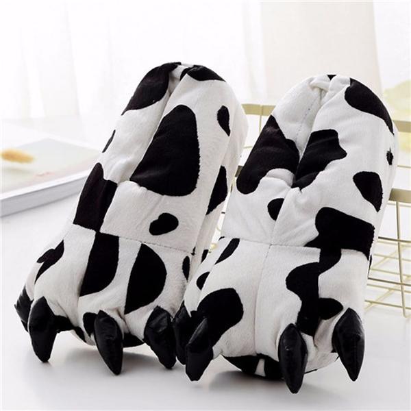 Tier Kigurumi Hausschuhe für Kinder Erwachsene Pyjama Schuhe Cartoon Einhorn Dinosaurier Winter Warme Krallen Schuhe 35 von Joom DACH