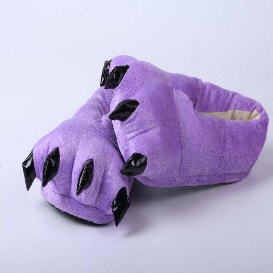 Tier Kigurumi Hausschuhe für Kinder Erwachsene Pyjama Schuhe Cartoon Einhorn Dinosaurier Winter Warme Krallen Schuhe 40 von Joom DACH