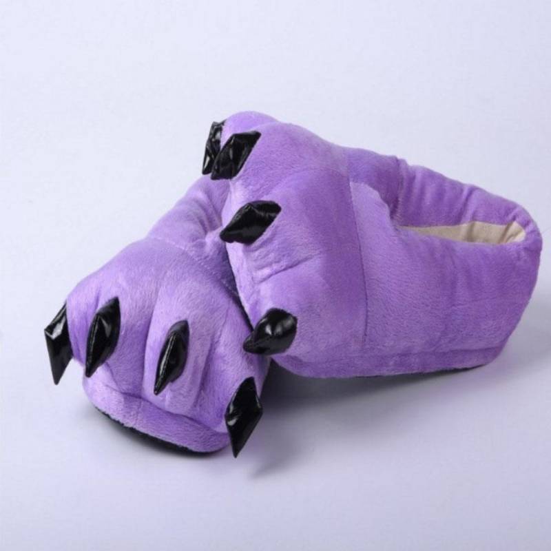 Tier Kigurumi Hausschuhe für Kinder Erwachsene Pyjama Schuhe Cartoon Einhorn Dinosaurier Winter Warme Krallen Schuhe 40 von Joom DACH
