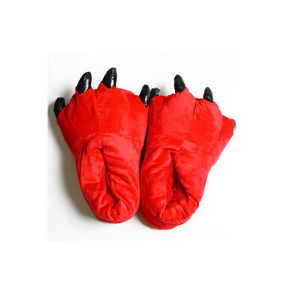 Tier Kigurumi Hausschuhe für Kinder Erwachsene Pyjama Schuhe Cartoon Einhorn Dinosaurier Winter Warme Krallen Schuhe 44 von Joom DACH