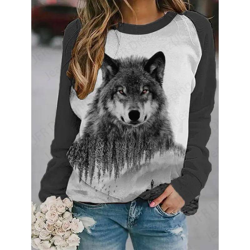 Tier Wolf 3d Druck Hoodies Frauen Mode Hoodie Crewneck Casual Wolf Sweatshirt Mädchen Mantel Frauen Sweats Mädchen Kleidung Harajuku xs Tier Wolf 3d Druck Hoodies Frauen Mode Hoodie Crewneck Casual Wolf Sweatshirt Mädchen Mantel Frauen Sweats Mädchen Kleidung Harajuku xs von Joom DACH