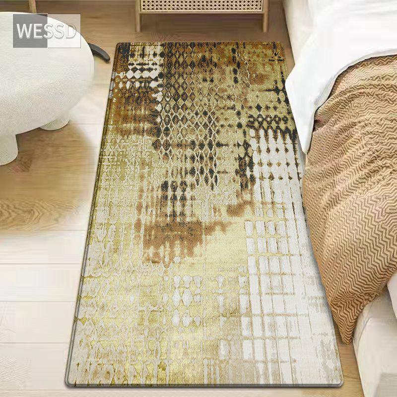 Tierhaut-Muster-Druck-Teppich für Schlafzimmer, abstrakte Leoparden-Schlange, Bodenmatte, Nachttisch-Teppich, Läufer, Küchenmatte, Badezimmermatte, Fußmatte 60x180cm von Joom DACH