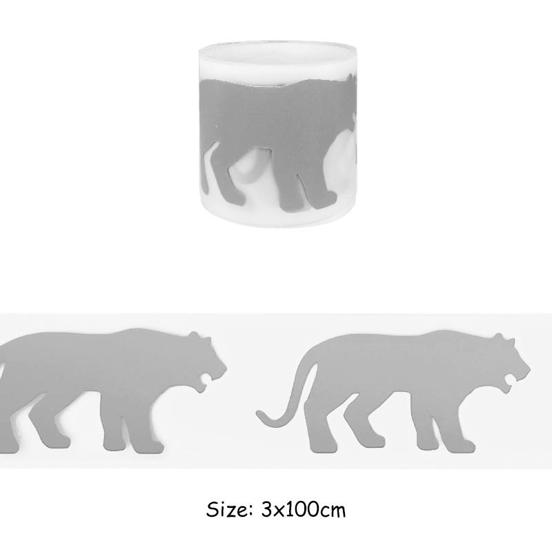 Tierische reflektierende Bänder Eisen Patch Haustier Puppen Kleidung Aufkleber T-Shirt Wärmepresse appliziert Parches Ropa DIY Heißprägefolie von Joom DACH