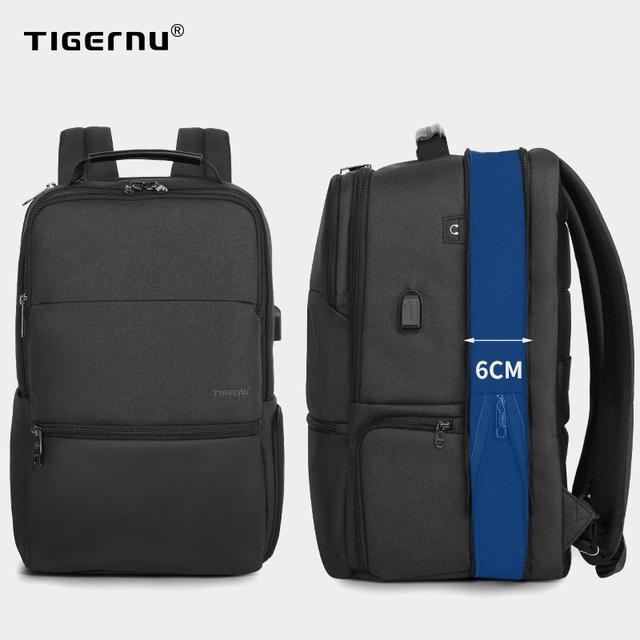 Tigernu Erweiterbarer Rucksack Herren 15,6-19 Zoll Laptop-Rucksäcke Männlicher Reiserucksack Tasche 38L Große Kapazität Business-Tasche 19inch schwarz von Joom DACH