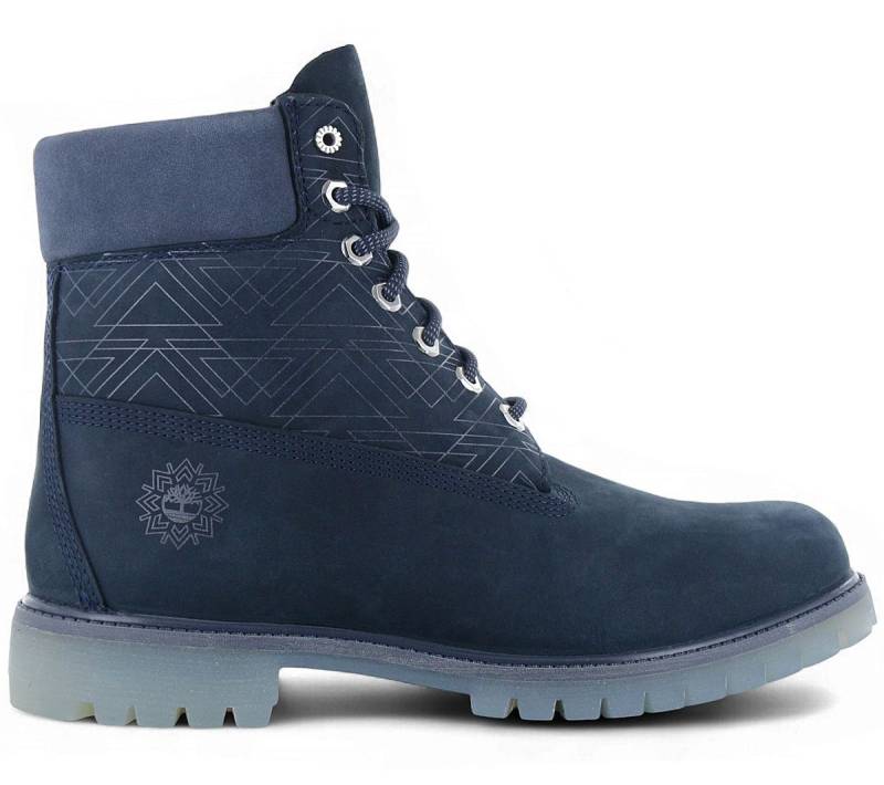 Timberland Premium 6 Inch Boots WP Waterproof - Herren Winter Stiefel Leder Blau TB0A2P6W-W06 ORIGINAL EU 43 US 9 blau von Joom DACH