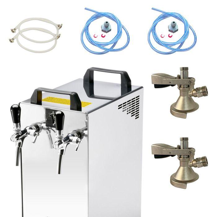 Tireuse avec pompe à membrane - Kontakt 40/K machine a biere, pompe 2 lgn, 50 l/h, panier, tête de robinet -triangulaire von Joom DACH