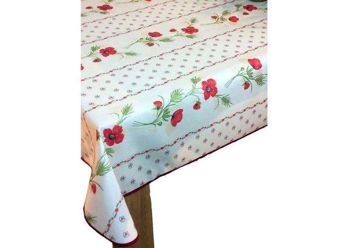 Tischdecken - PROMO LINGE - Polyester - 150x240 - rot rot von Joom DACH