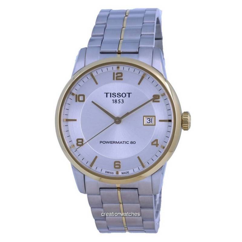 Tissot T-Classic Luxury Powermatic 80 Silbernes Zifferblatt T086.407.22.037.00 T0864072203700 Herrenuhr silber von Joom DACH