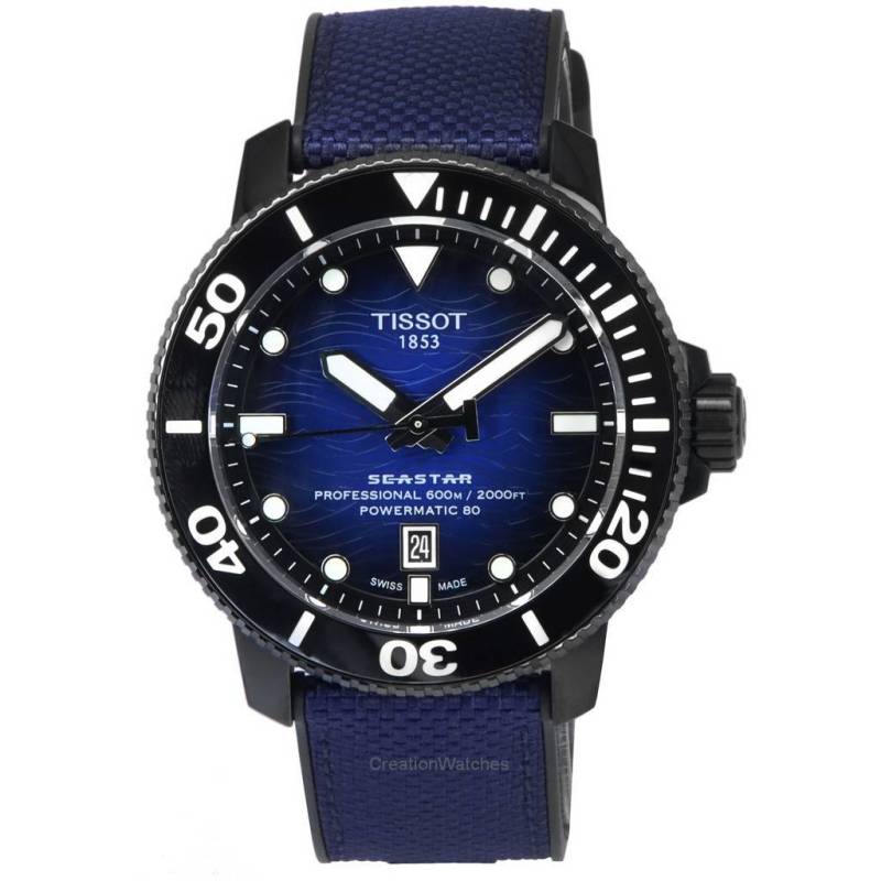 Tissot T-Sport Seastar 2000 Professional Powermatic 80 Taucher T120.607.37.041.00 T1206073704100 600M Herrenuhr von Joom DACH
