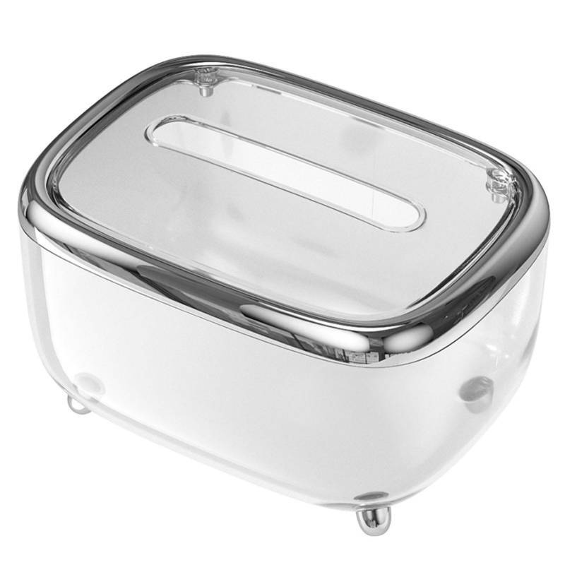 Tissue Box Transparent Serviettenbox Einfache Kreative Aufbewahrungsbox Fester Deckel Papier Organizer Splitter von Joom DACH