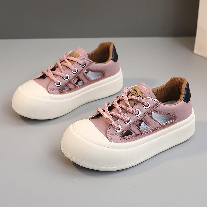 Tmy603 Neue Hohlsandalen für Damen Sommer Atmungsaktive Sneaker Damenschuhe Dicke Sohle Erhöhte Leicht zu tragende Schuhe Alle-Matching 40 von Joom DACH