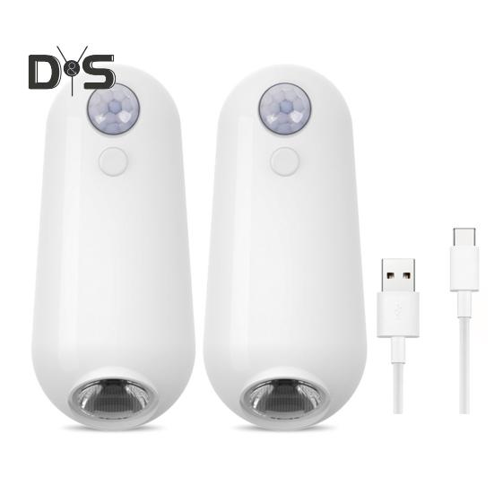 Toiletten-Nachtlampe, bunte Lichter, wiederaufladbar über USB, wasserdicht, mit Bewegungssensor, aktiviertes LED-Licht, Badezimmerzubehör 2pcs Charging von Joom DACH