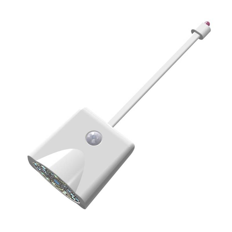 Toilettenlicht, Toiletten-Nachtlichter mit Sternenprojektor und Bewegungssensor, 16 Farben wechselndes LED-Nachtlicht für den Toilettensitz weiß von Joom DACH