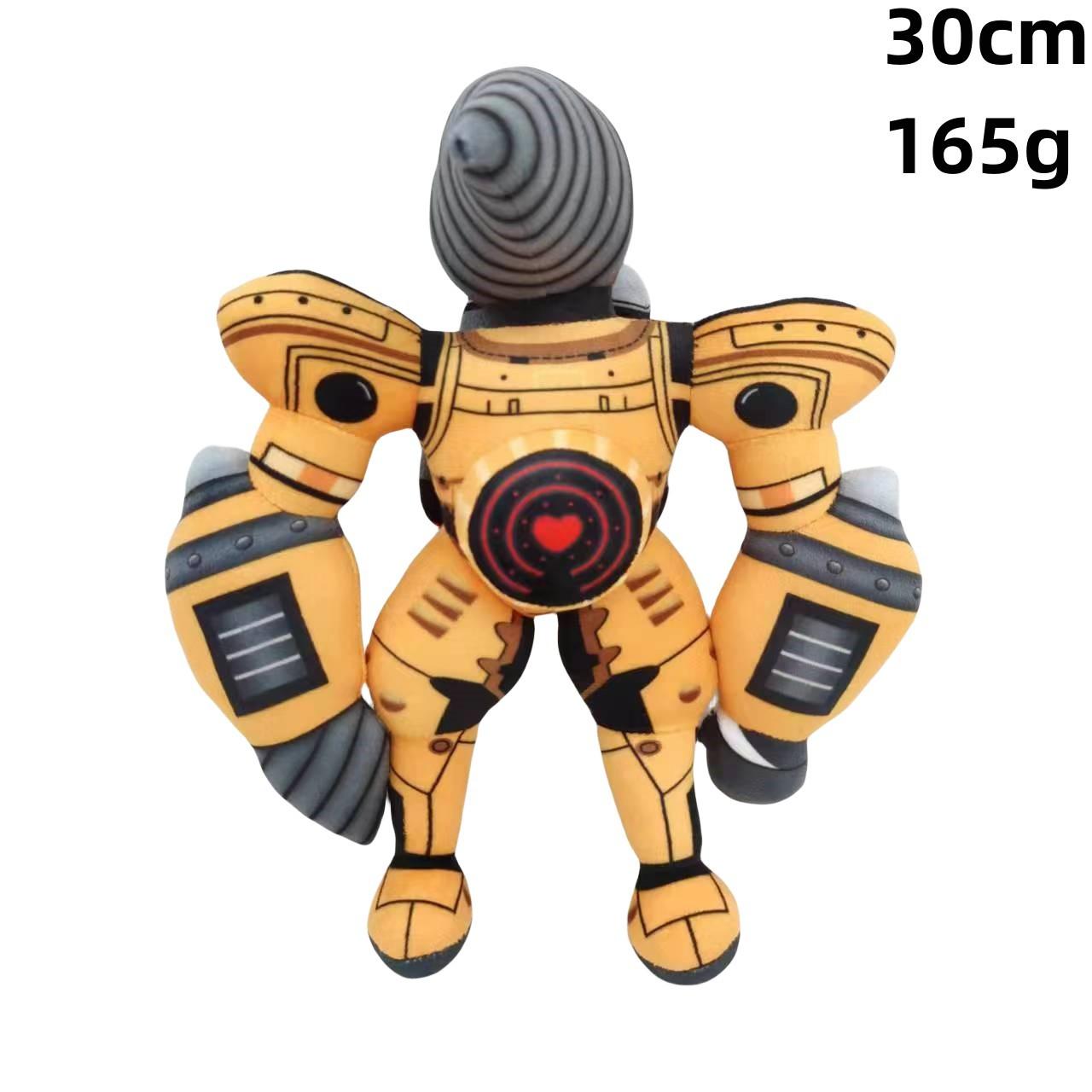 Toilettenmann VS Monitormann Spielzeug Skibidi Toilette Plüschtier Puppe Weihnachtsgeschenk Weihnachtsglückwünsche Wurfkissen Geschenk für Kinder von Joom DACH