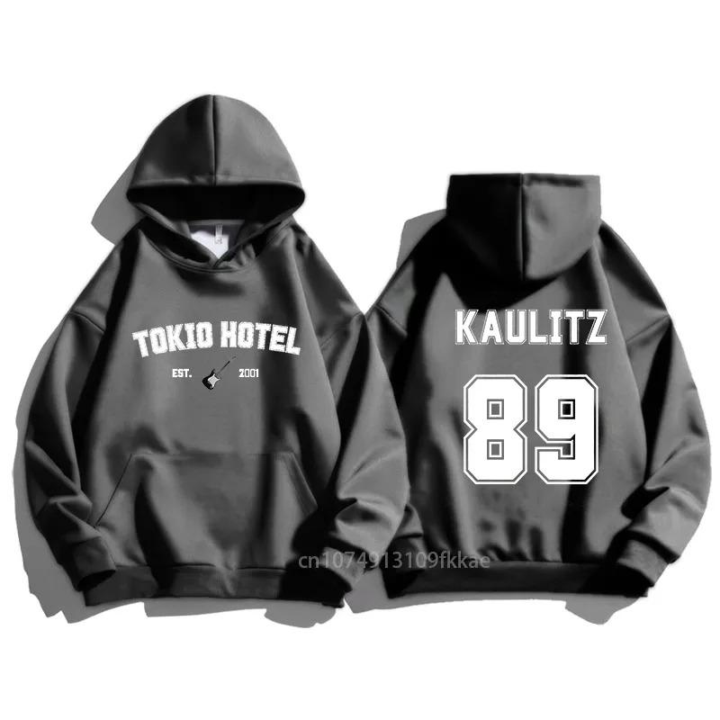 Tokio Hotel Unisex Hoodie Kaulitz Fashion Fleece Luxus Kapuzenpullover Einfarbig Winter Herbst Print Damen Pullover L von Joom DACH