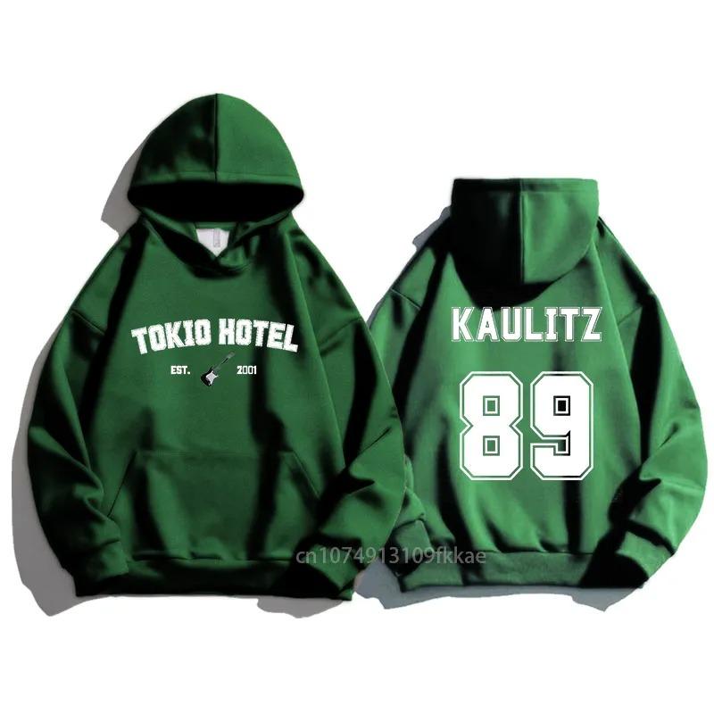 Tokio Hotel Unisex Hoodie Kaulitz Fashion Fleece Luxus Kapuzenpullover Einfarbig Winter Herbst Print Damen Pullover M von Joom DACH