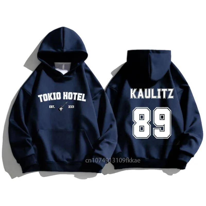 Tokio Hotel Unisex Hoodie Kaulitz Fashion Fleece Luxus Kapuzenpullover Einfarbig Winter Herbst Print Damen Pullover M von Joom DACH