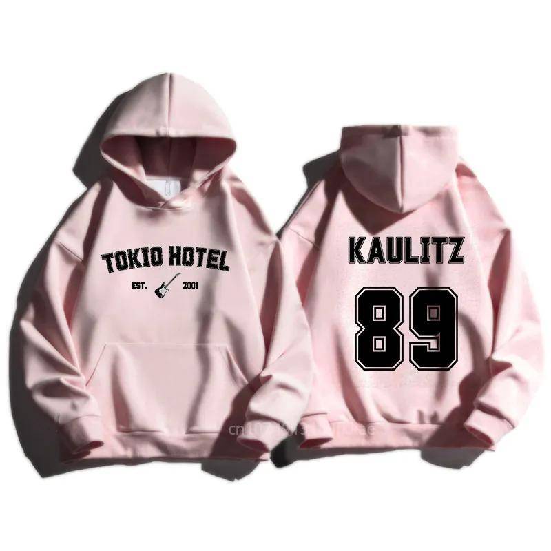 Tokio Hotel Unisex Hoodie Kaulitz Fashion Fleece Luxus Kapuzenpullover Einfarbig Winter Herbst Print Damen Pullover S von Joom DACH