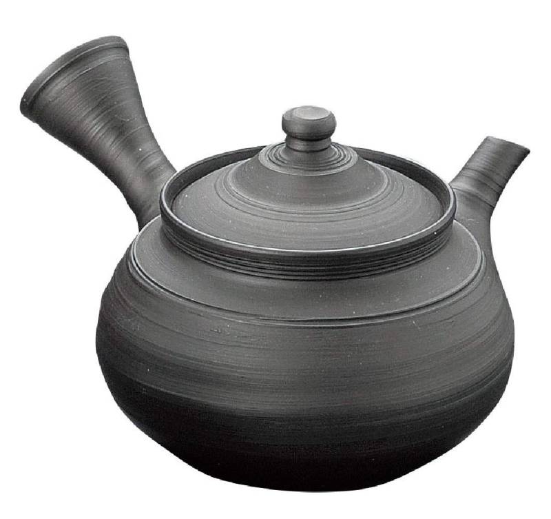 Tokoname Ware Fugetsu 15 Schwarze Teekanne 270 ml 5-109 Nr. schlammgestreift (Do) AM-T5-109 schwarz von Joom DACH