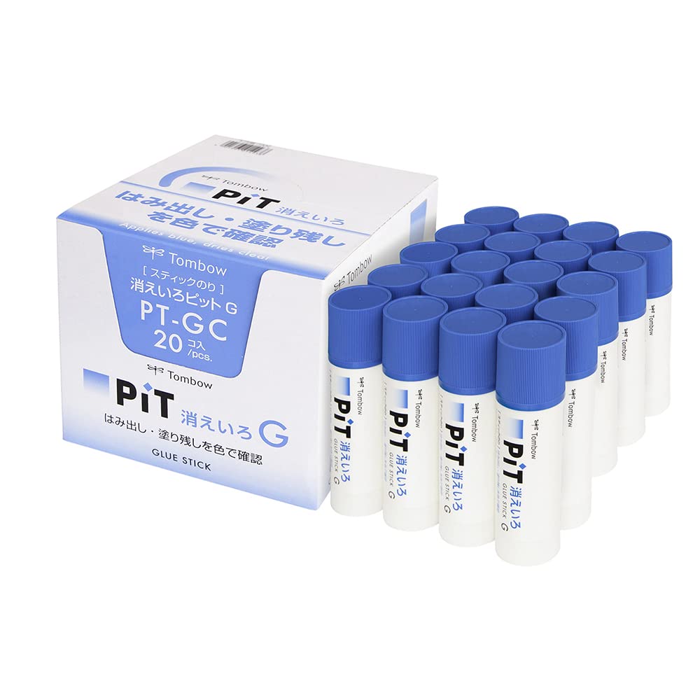 Tombow Bleistift-Klebestift Radierer PiT G Größe 20 Stück (Farbe verschwindet) (40g) PT-GC-20P von Joom DACH
