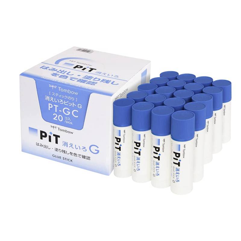 Tombow Bleistift-Klebestift Radierer PiT G Größe 20 Stück (Farbe verschwindet) (40g) PT-GC-20P von Joom DACH