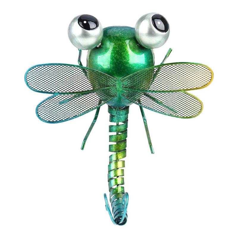 Tooarts Libelle Wanddekoration Eisen Cartoon Libelle Tischdekoration Garten oder Kinder grün von Joom DACH