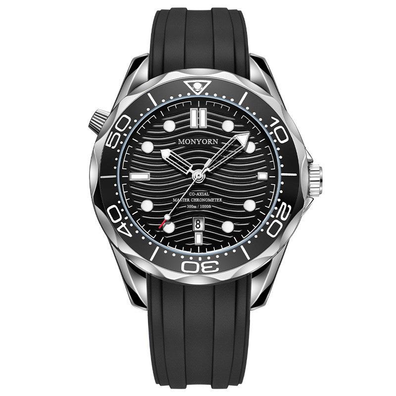 Top-Mode Herren-Quarzuhren Original-Design Herren-Sportarmbanduhren Beste Geschenke Uhr für Ehemann, Familie, Freund schwarz von Joom DACH