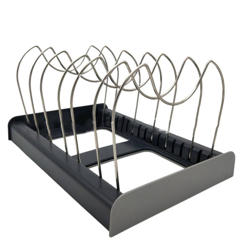 Topfdeckelhalter Rack Ausziehbarer Topfdeckelständer Verstellbarer Mehrzweck-Topfdeckel-Organizer für die Küche von Joom DACH