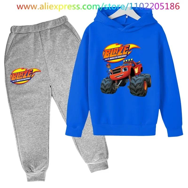 Topo De Bolo Blaze And The Monster Machines 4 Hoodie Kinderkleidung Mädchenkleidung Kinder Herbstanzug Jungen Sweatshirt und Hose 110 von Joom DACH