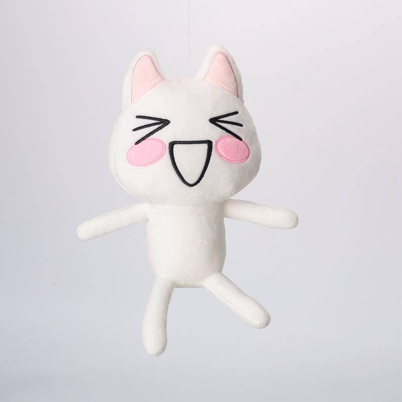 Toro Inoue Plüsch Doro Cat Puppe Süßes Doro Cat Plüschtier Geburtstag Glückwunsch Feiertag Wurfkissen Spielzeug Geschenk Weihnachtsgeschenk Weiße Katze 30cm116g von Joom DACH