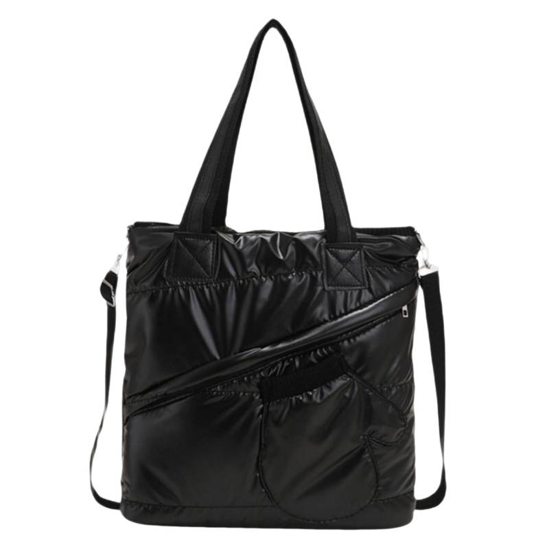 Tote Bag Daunentasche Stepptasche Schultertasche Große Kapazität 2WAY Leicht [APOSITV] Damen schwarz von Joom DACH