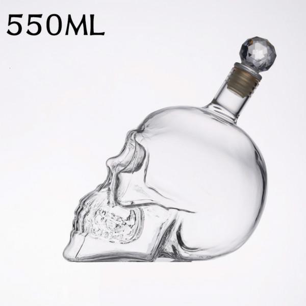 Totenkopf-Flasche, Wodka-Flasche, 350 ml, 550 ml, 1000 ml, Dekanter, Weinglas Totenkopf-Flasche, Wodka-Flasche, 350 ml, 550 ml, 1000 ml, Dekanter, Weinglas von Joom DACH
