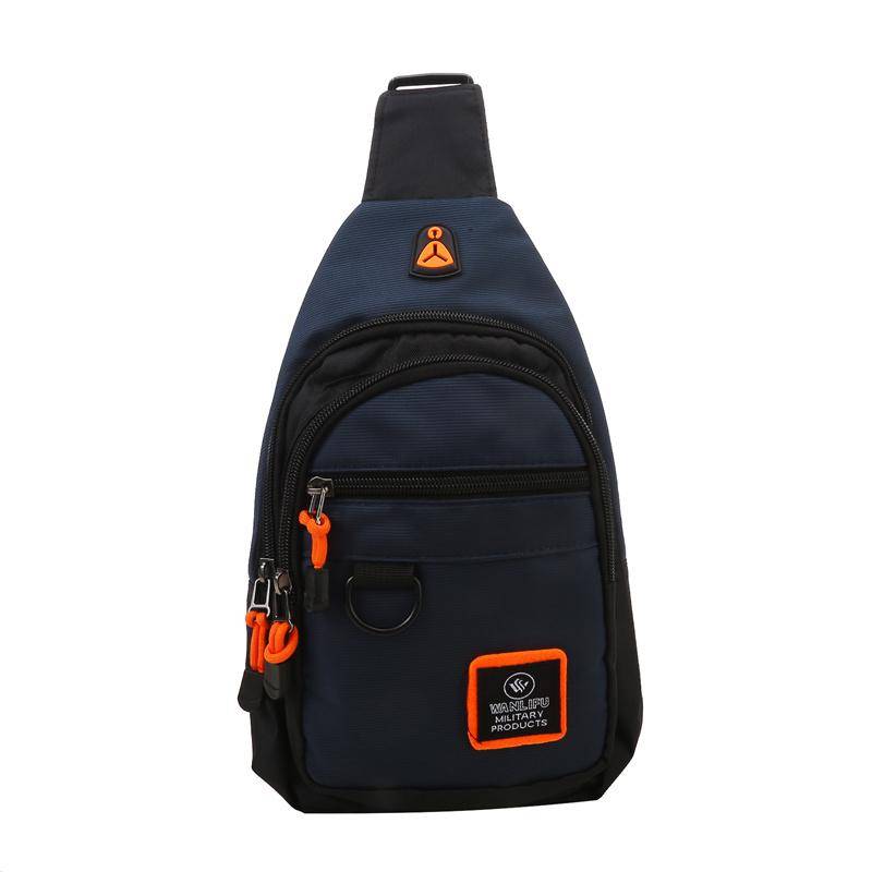 Tragbare Herren Business Brusttasche Reise Casual Taschen Multi Layer Schulter Umhängetaschen One Size navy blau von Joom DACH