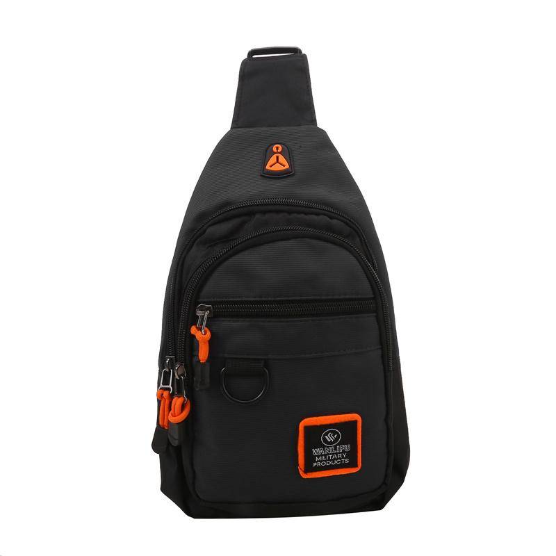 Tragbare Herren Business Brusttasche Reise Casual Taschen Multi Layer Schulter Umhängetaschen One Size schwarz von Joom DACH