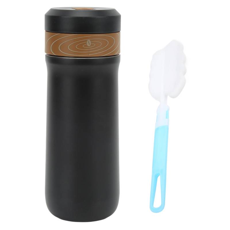 Tragbare Kaffeekanne für den Außenbereich French-Press-Kaffeebereiter Isolierter Reisebecher aus Edelstahl mit L von Joom DACH