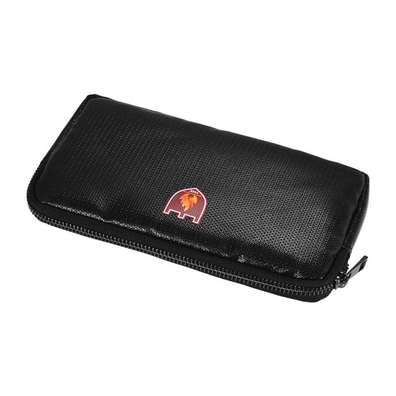 Tragbarer, sicherer Organizer, feuerfeste Tasche, wasserabweisende Tragebox schwarz von Joom DACH