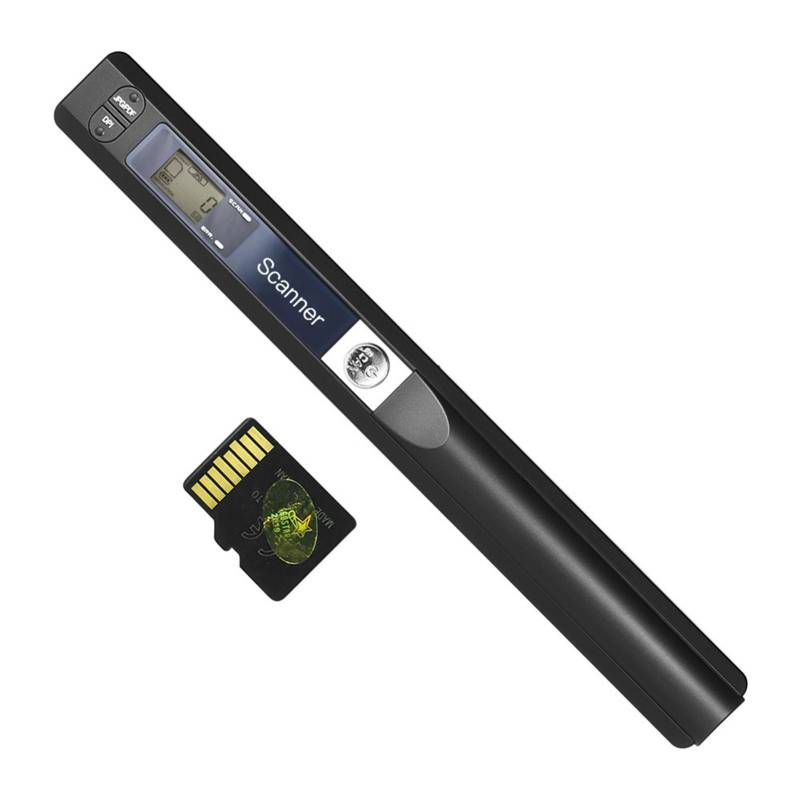 Tragbarer Handscanner, kabellos, A4-Format, 900 DPI, JPG/PDF-Format, LCD-Display mit Schutz schwarz von Joom DACH