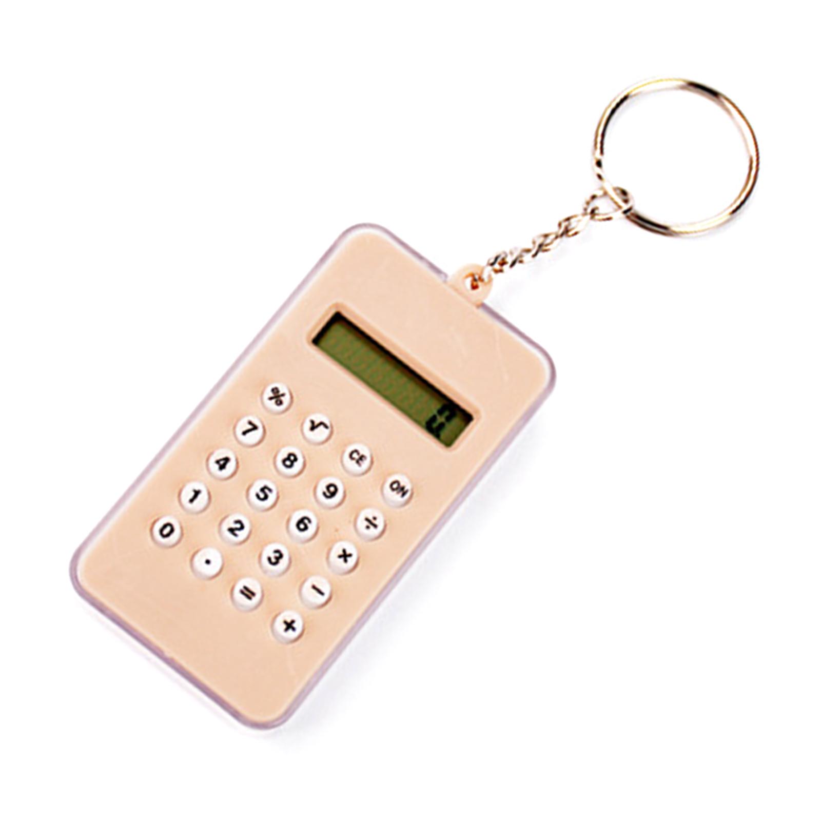 Tragbarer Mini-Taschenrechner mit Schlüsselanhänger-Schnalle, 8-stelliger Basis-Taschenrechner mit Labyrinth für Kinder, Studenten, Geburtstagsparty-Geschenk khaki von Joom DACH