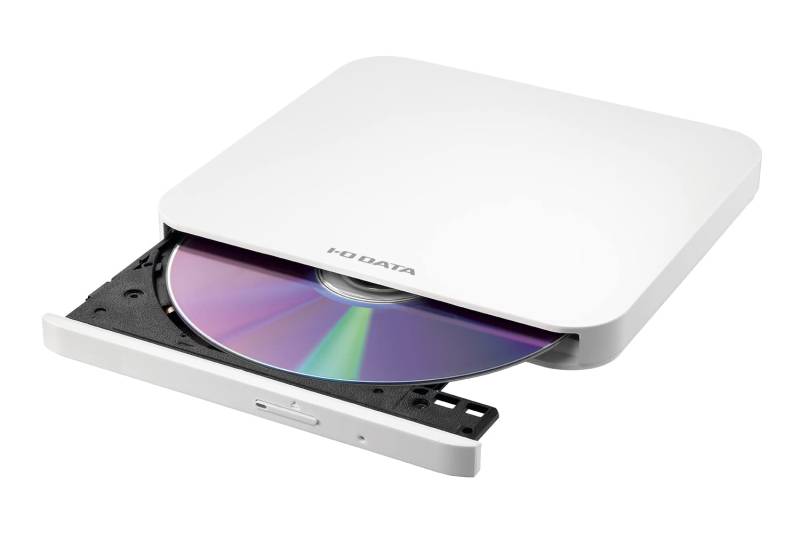 Tragbares DVD-Laufwerk mit Speichersoftware DVRP-US8W (Weiß) weiß von Joom DACH