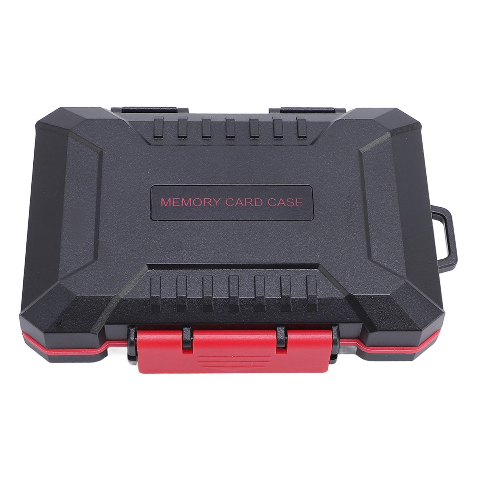 Tragbares Speicherkartenetui ABS Gummi Wasserabweisend Speicherkarten Aufbewahrungshalter Organizer für XQD von Joom DACH