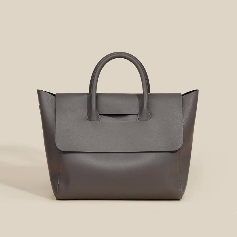 Tragetasche Herbst/Winter Umhängetasche Pendler Leder Damenhandtasche Hochwertiges Gefühl Schultertasche graue von Joom DACH