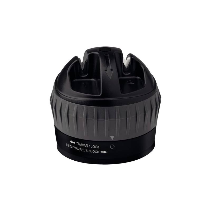 Tramontina Profio 2-Wege Messerschärfer, Rund, für Grob- und Feinschliff, mit einem leistungsstarken Saugfuß, 24038/000, TRAMONTINA von Joom DACH