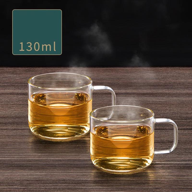 Transparente Glaskaffeetasse Haushaltsküche Kaffee Teebecher mit Griff Milch Saft Wassertasse Kaffeegeschirr Liebhaber Geschenk von Joom DACH