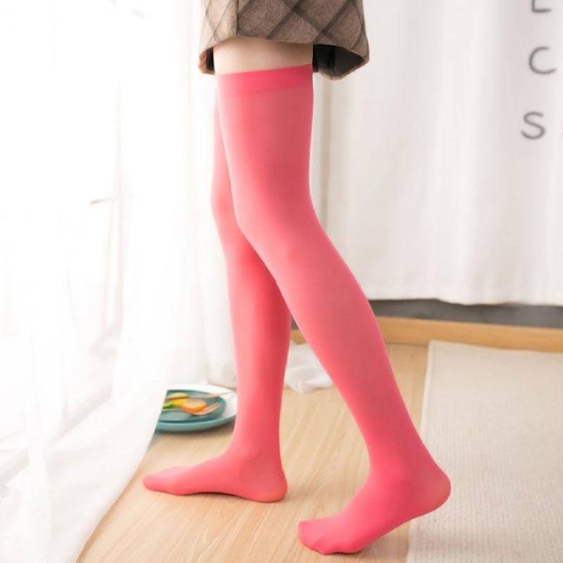 Transparente Overknee-Socken für Damen, rutschfeste Samtstrümpfe, Oberschenkelhoch, Bonbonfarbene halterlose Strümpfe, Cosplay 55cm wassermelone roten Transparente Overknee-Socken für Damen, rutschfeste Samtstrümpfe, Oberschenkelhoch, Bonbonfarbene halterlose Strümpfe, Cosplay 55cm wassermelone roten von Joom DACH